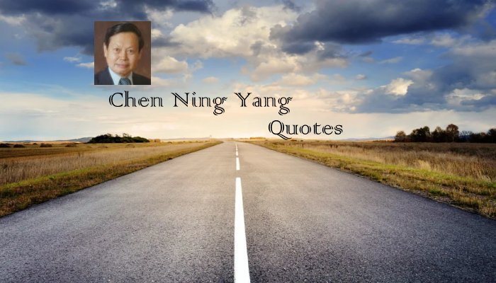 Chen Ning Yang Quotes