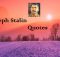 Joseph Stalin Quotes